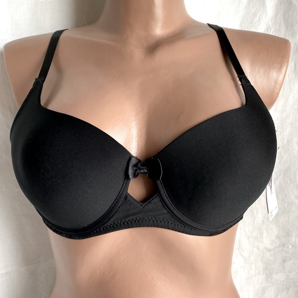 Donna L'Oren Black Underwire Padded Bra Size 36C - Picture 4 of 16